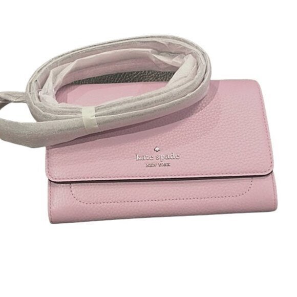 NWT KATE SPADE Harlow Detachable Strap Carnation Pink - Picture 12 of 13